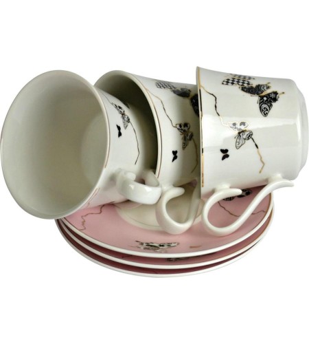 Чайный сервиз Lenardi Butterfly 200мл 12предметов 133-099