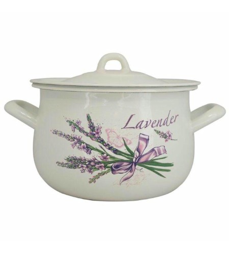 Кастрюля бочка 2,6л с рисунком Р-50110Б/4