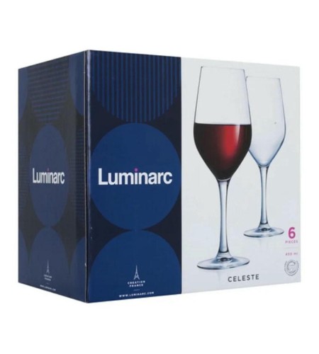Бокалы для вина Luminarc Celeste 450мл L5832 6 шт.