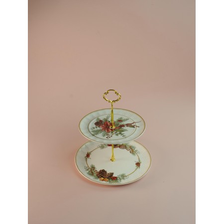 Блюдо 2-х ярусное Lefard Celebration 19*23см 54-618