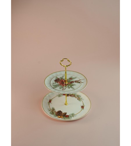 Блюдо 2-х ярусное Lefard Celebration 19*23см 54-618