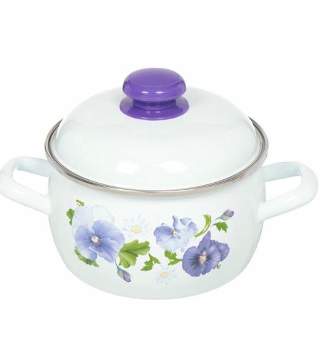 Кастрюля с рисунком полусферическая 2л