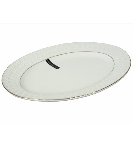 Блюдо Снежная королева овальное 31см