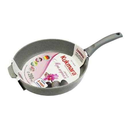 Сковорода Kukmara 280х65мм светлый мрамор мс281а