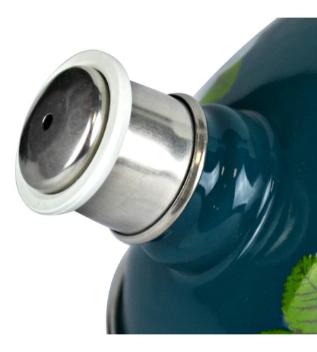 Чайник Рубин 3,5л бирюзовый белая ручка