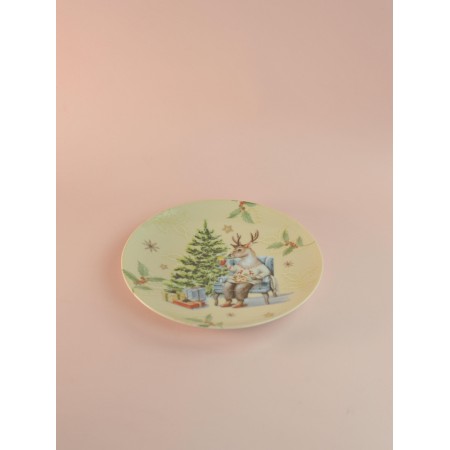 Тарелка Универсал Рождественский вечер 240мм 3С1899Ф34