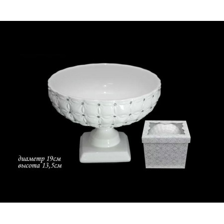 Конфетница на ножке LENARDI 19см под упак 110147