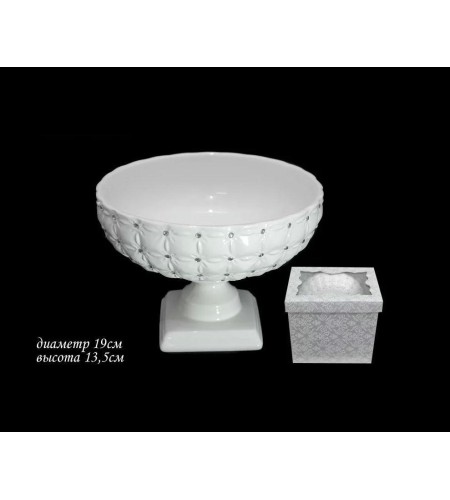 Конфетница на ножке LENARDI 19см под упак 110147