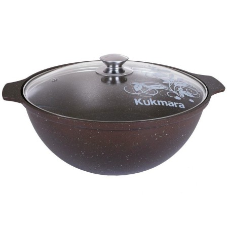 Казан для плова 4,5л кофейный мрамор