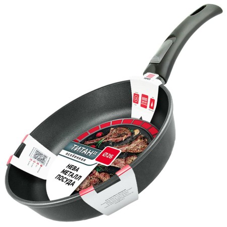 Сковорода НМП Титан II Особенная 26см съемная ручкая 9026