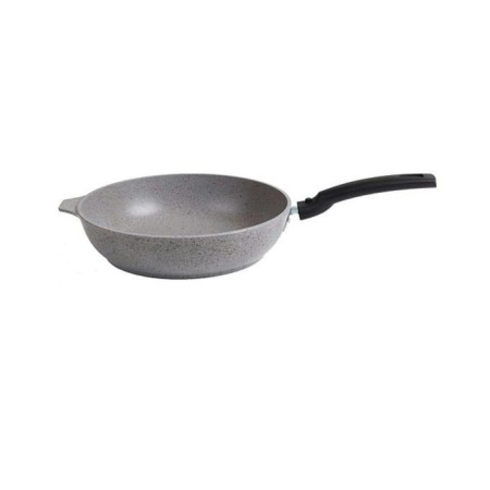 Сковорода Kukmara Мрамор светлый 260х60мм съемная ручка