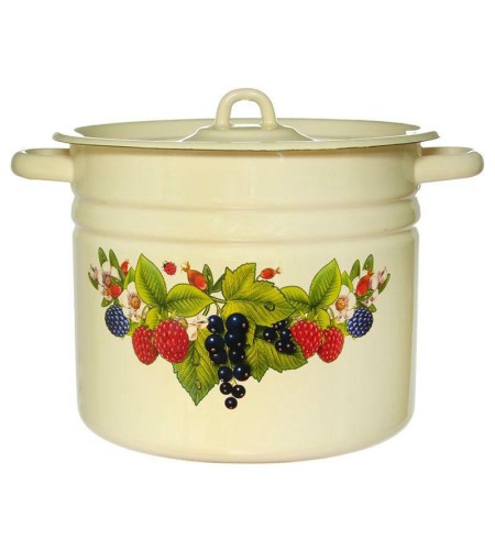 Кастрюля цилиндрическая 9л с рисунком