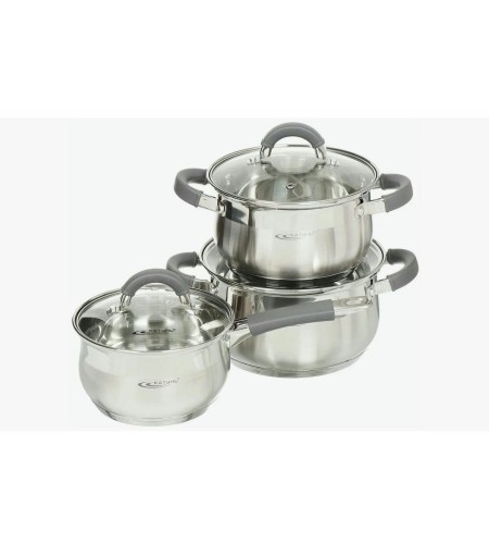 Набор посуды Ирида 6 предметов 2,9л+3,9л+ковш 1,9л