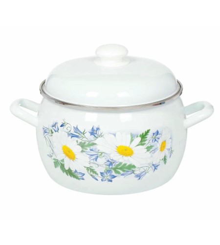 Кастрюля с рисунком полусферическая 5л