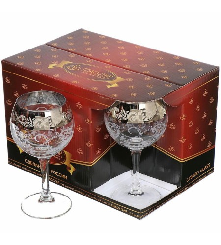 Набор фужеров Бистро рис. Вдохновение-3 290мл 6шт.