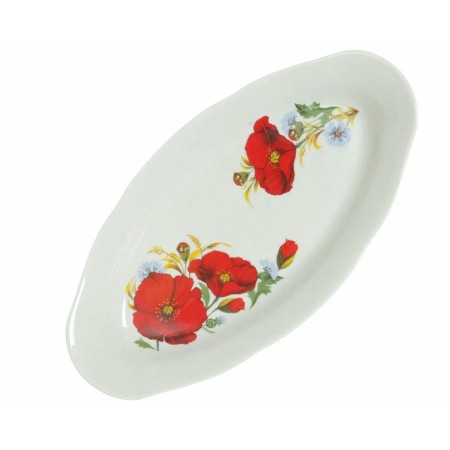 Селедочница серия Идиллия деколь Маки красные