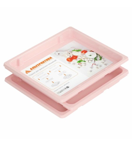 Набор подносов для заморозки пельменей 360х310х35мм 3шт М8157