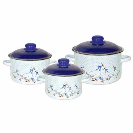 Набор №19 СтальЭмаль Гуси 2л+3л+5,5л 6KB191M