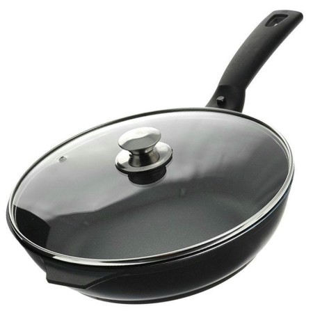 Сковорода Kukmara 260х60мм со съемной ручкой и стеклянной крышкой