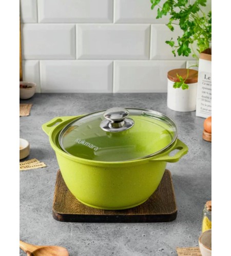 Кастрюля Kukmara Trendy style lime 4л к41tsl