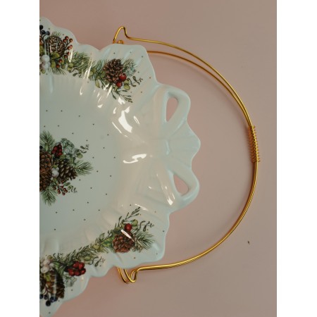 Блюдо Celebration 26 см с металлической ручкой 760-745