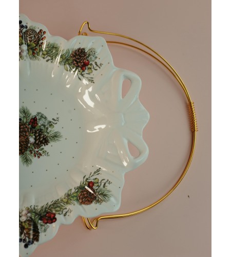 Блюдо Celebration 26 см с металлической ручкой 760-745