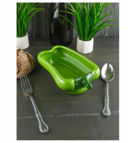 Форма для запекания Repast Rich harvest Перец зелёный 600мл 21*12*6см HF161210G