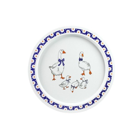 Поднос Гуси d379мм микс Ц-379х-01965