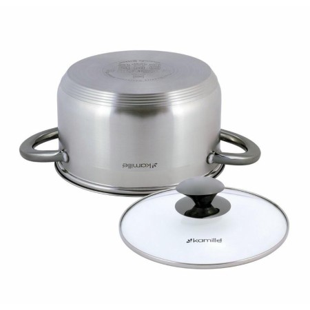 Кастрюля Kamille 3л черные ручки 4922