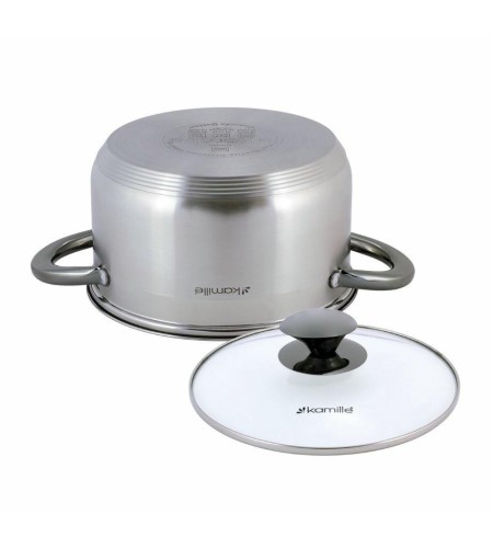 Кастрюля Kamille 3л черные ручки 4922