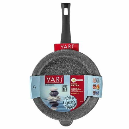 Сковорода Vari Pietra d28см серый гранит GR31128