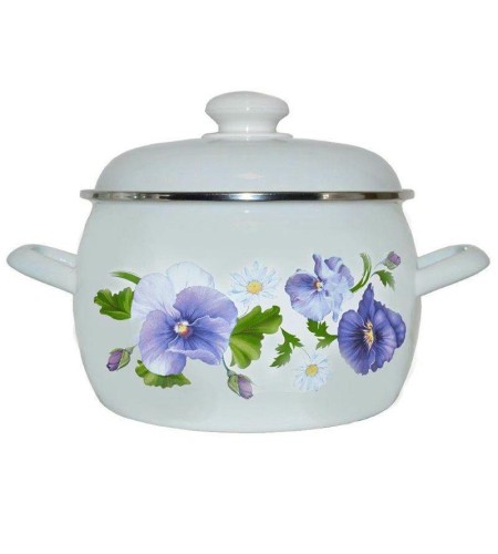 Кастрюля с рисунком полусферическая 3,5л