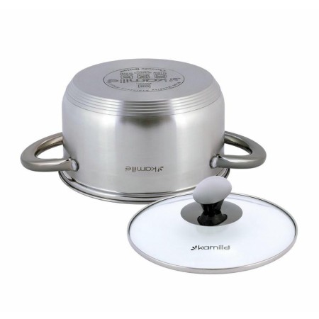 Кастрюля Kamille 2л черные ручки 4921