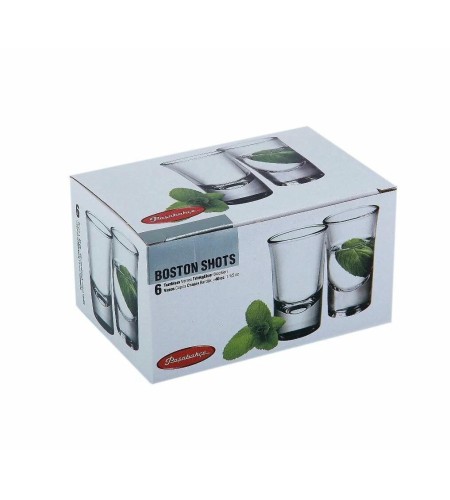 Набор рюмок для ликера Pasabahce Бостон шотс 40мл 6 предметов 52174B