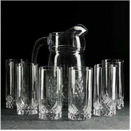 Набор питьевой Pasabahce Valse 264мл кувшин + 6 стаканов 97675