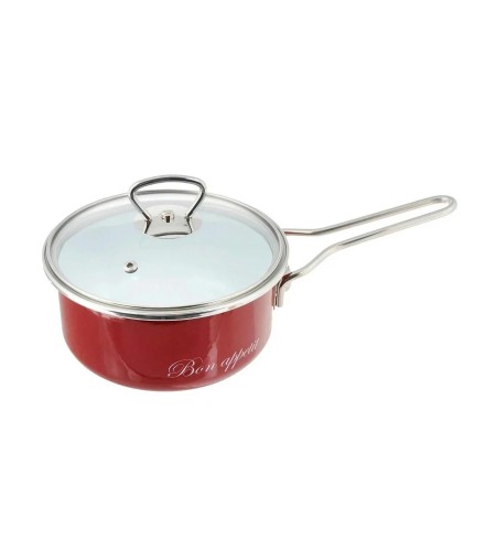 Ковш цилиндрический Bon Appétit вишневый 1,5л