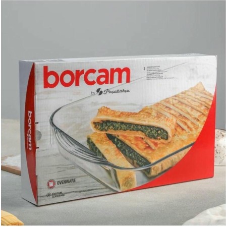 Лоток для СВЧ Pasabahce Borcam прямоугольный 59124