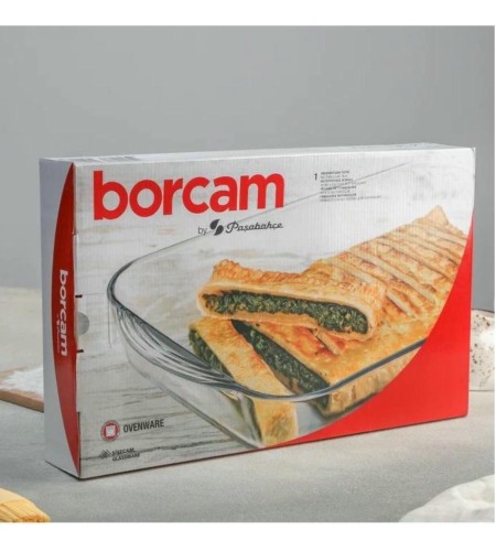 Лоток для СВЧ Pasabahce Borcam прямоугольный 59124