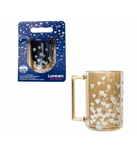 Кружка LuminarcФитнес Сердце 320мл Q4202