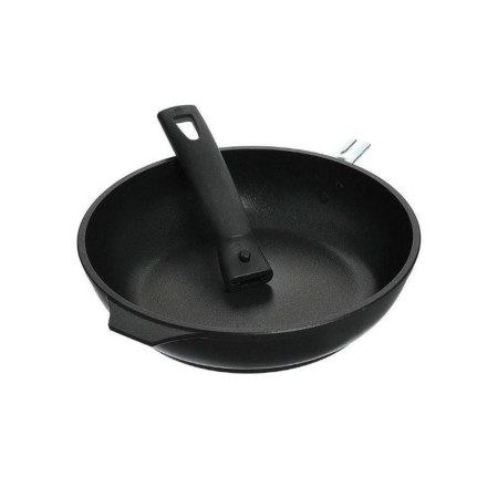 Сковорода Kukmara “Традиция” 240х60мм со съемной ручкой и стеклянной крышкой