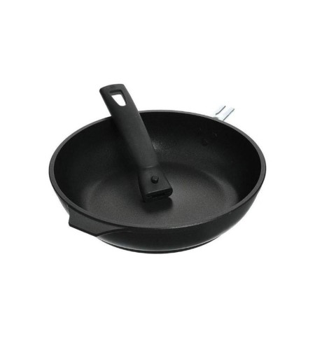 Сковорода Kukmara “Традиция” 240х60мм со съемной ручкой и стеклянной крышкой