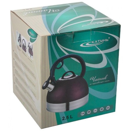 Чайник Катунь 2,5л индукционное дно, пурпурный КТ-122