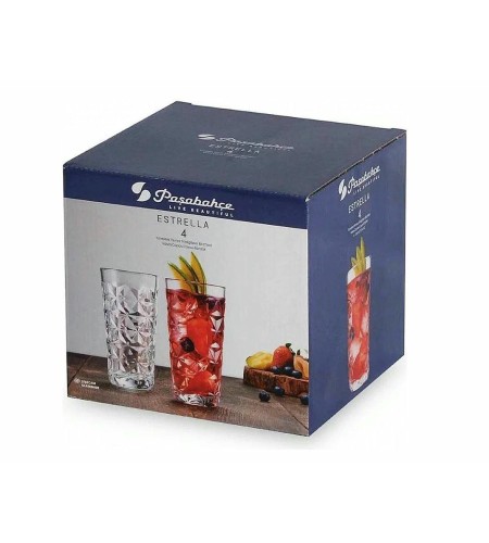 Набор стаканов Pasabahce Эстрелла 360мл 4шт 520605B