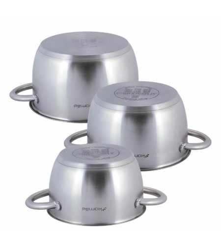 Набор кастрюль Kamille 1,5л+2л+3л 4905