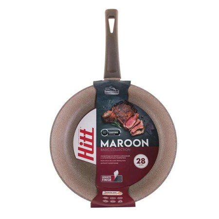 Сковорода Hitt Maroon d28см HM1028