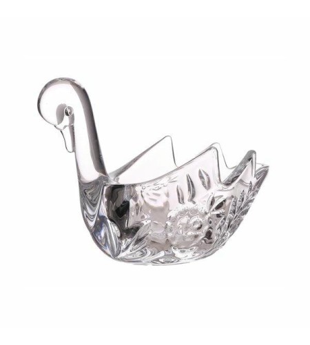 Конфетница Crystalite Bohemia Лебедь 18см 68780