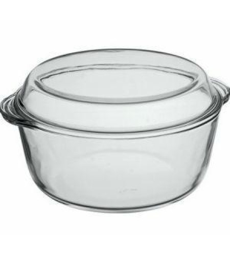 Кастрюля 3л Pasabahce Borcam круглая с крышкой 59013