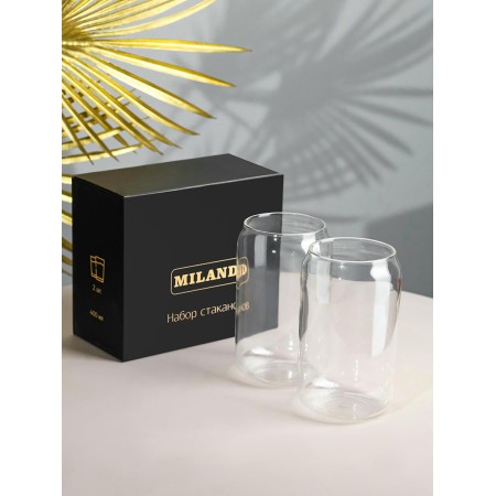 Набор стаканов MILAND 400 мл 2шт БСТ-3320