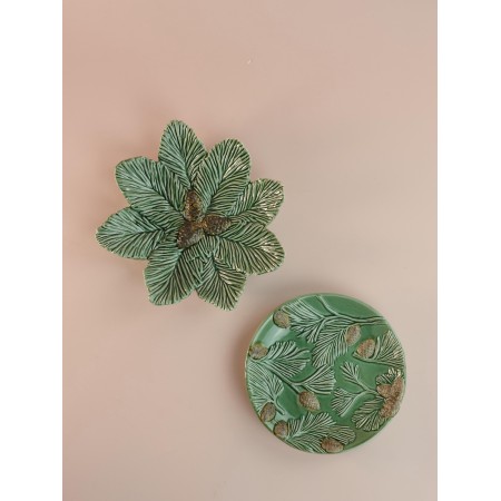 Тарелка десертная Green Pine 17см 145-207