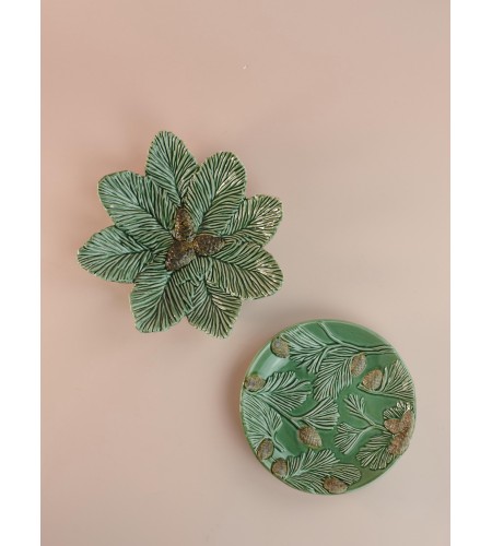 Тарелка десертная Green Pine 17см 145-207